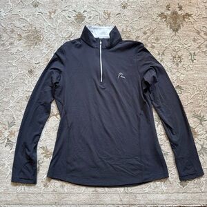 NWOT Navy Rhoback Quarter Zip